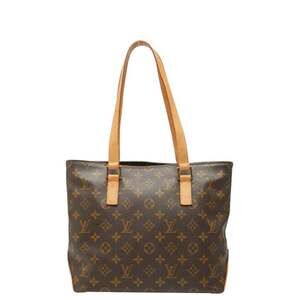 LOUIS VUITTON Brown Monogram Leather Piano Tote Bag
